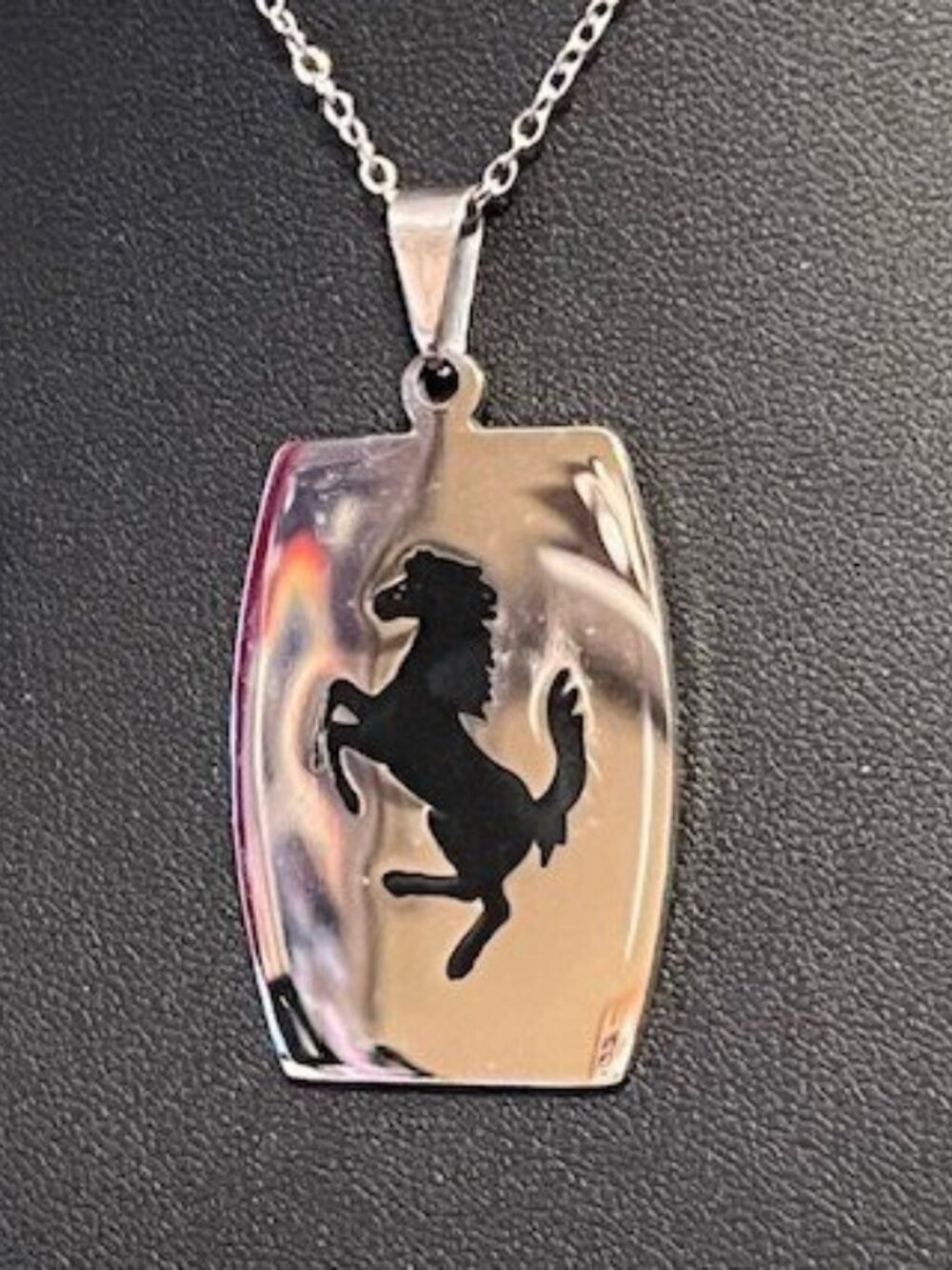 Stainless Steel Horse Pendant Necklace (P55)